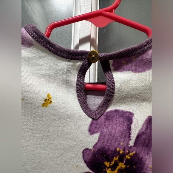 Burt’s Bees Floral Romper - Picture 5 of 6